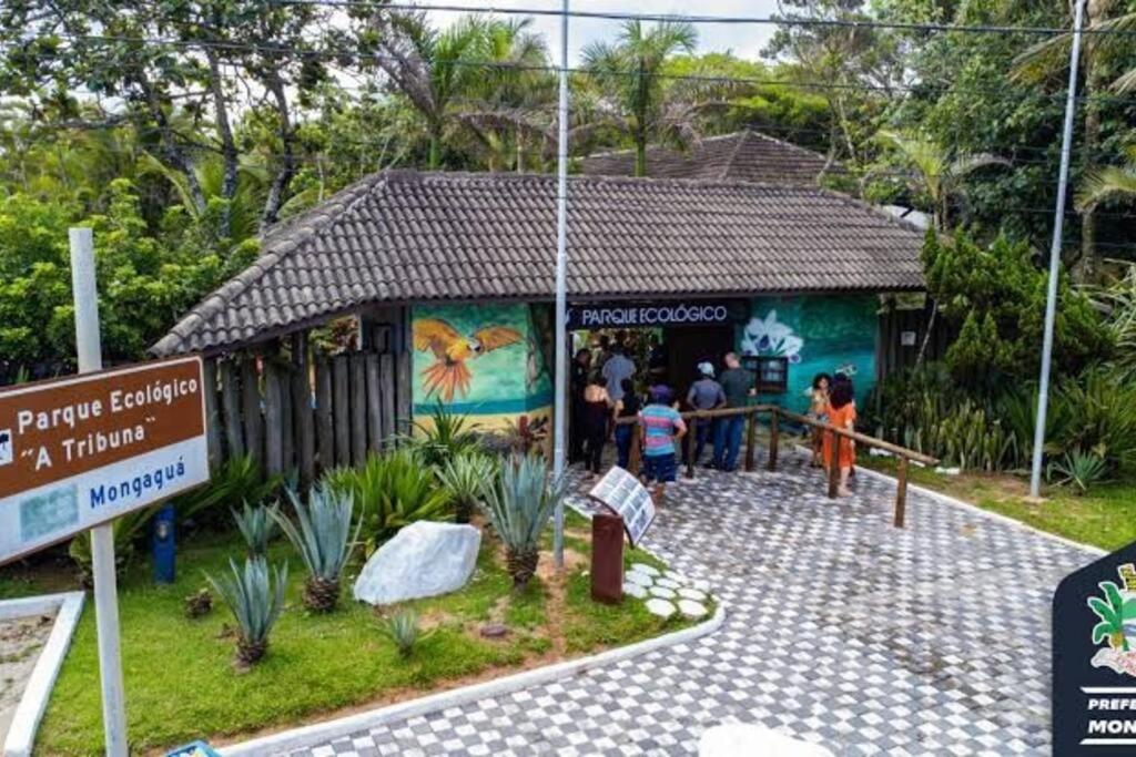 Pe Na Areia 3 Mercados Na Rua Centro De Mongagua Villa Exterior foto